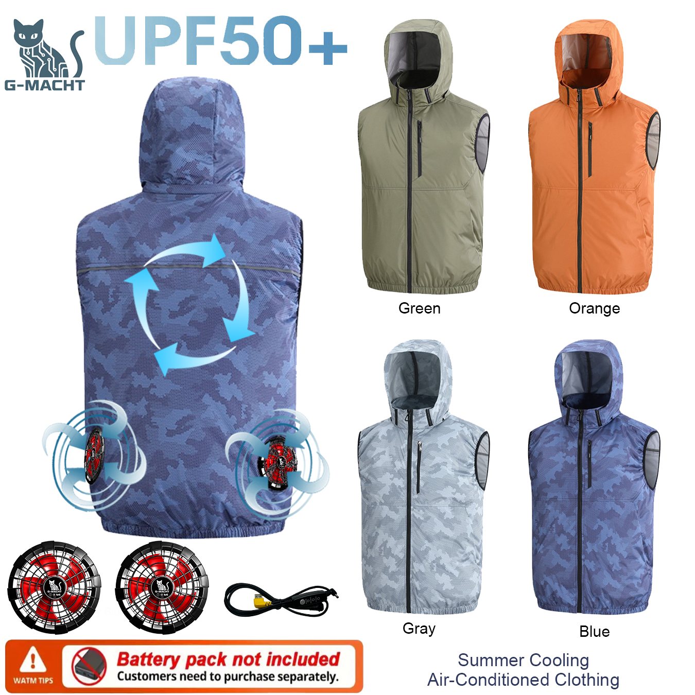 Outdoor Sport Jacket Brand - Gilet de sport d'été 12V/5V avec