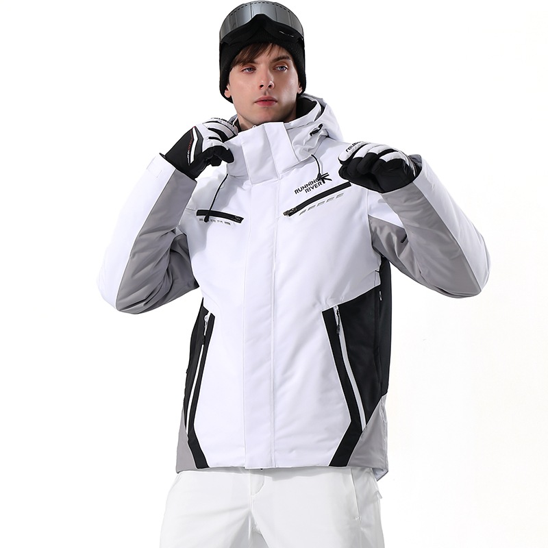 Outdoor Sport Jacket Brand - RUN05.RIVER-Veste de snowboard pour homme, 4