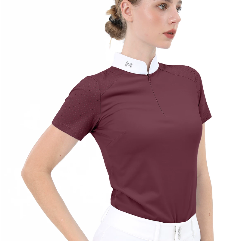 Polo Shirt Equestrian - T-shirt polo d'équitation à manches courtes