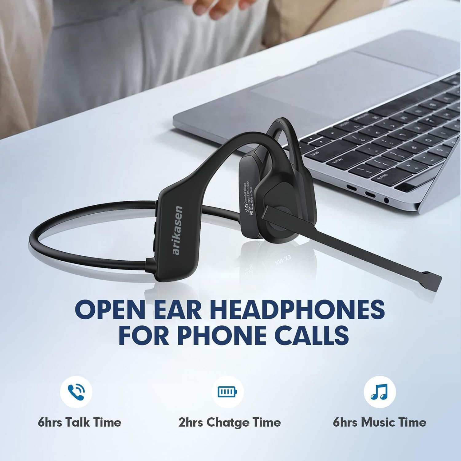 Outdoor Sport Centre - Casque audio ouvert avec micro, casque