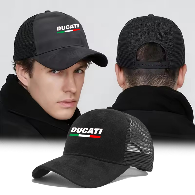 Outdoor Sport Logo - Casquette de baseball réglable pour moto