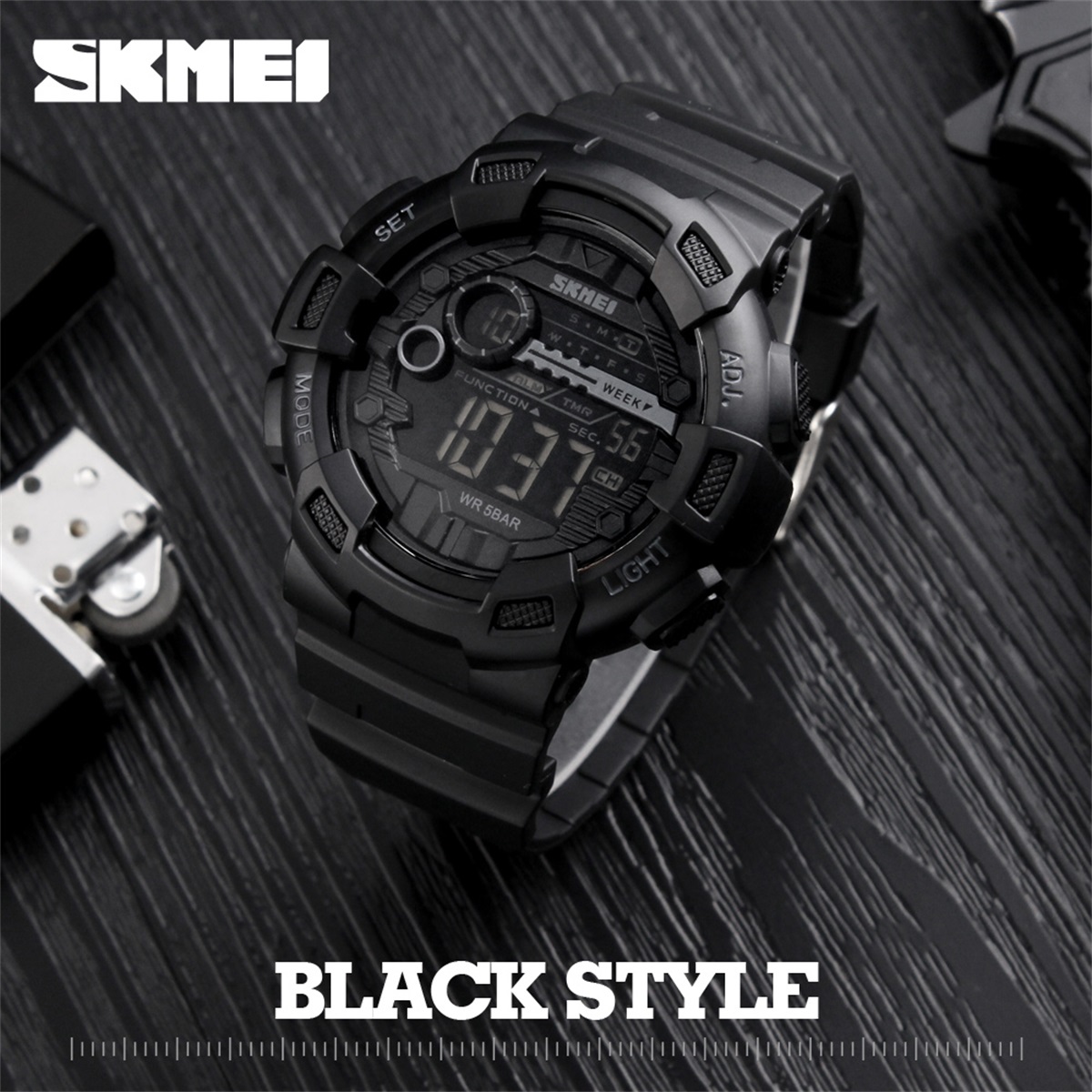 Outdoor Sports List - SKMEI sport montre-bracelet électronique hommes multifonction