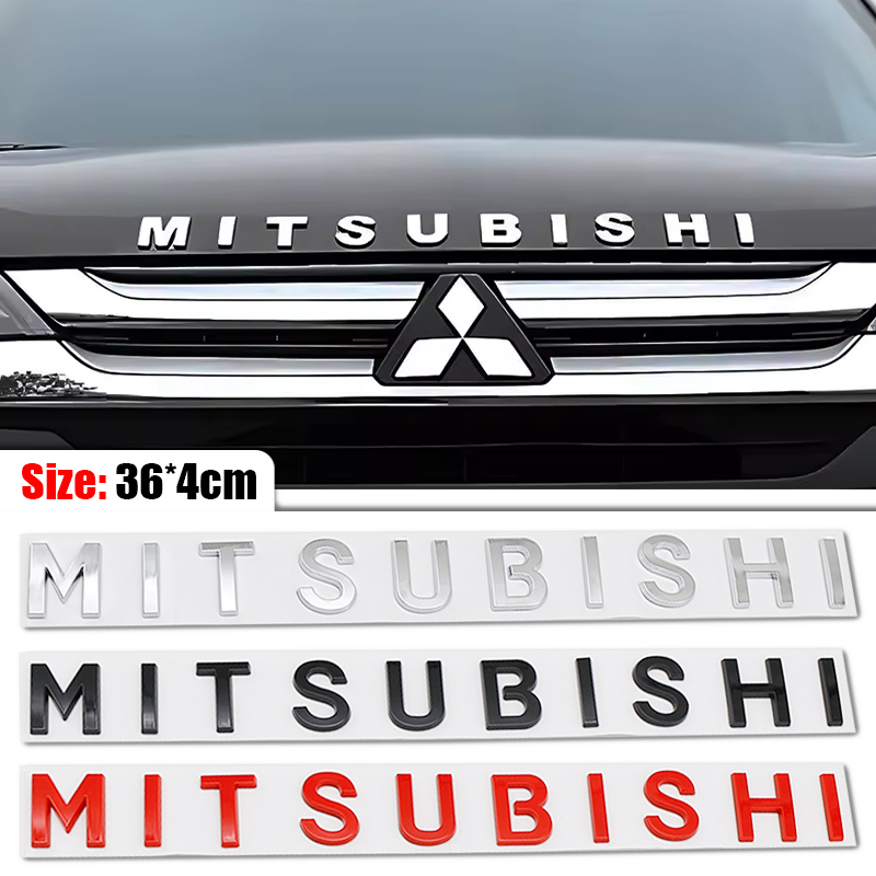 Outdoor Sport Logo - Emblème 3D Mitsubishi pour capot avant