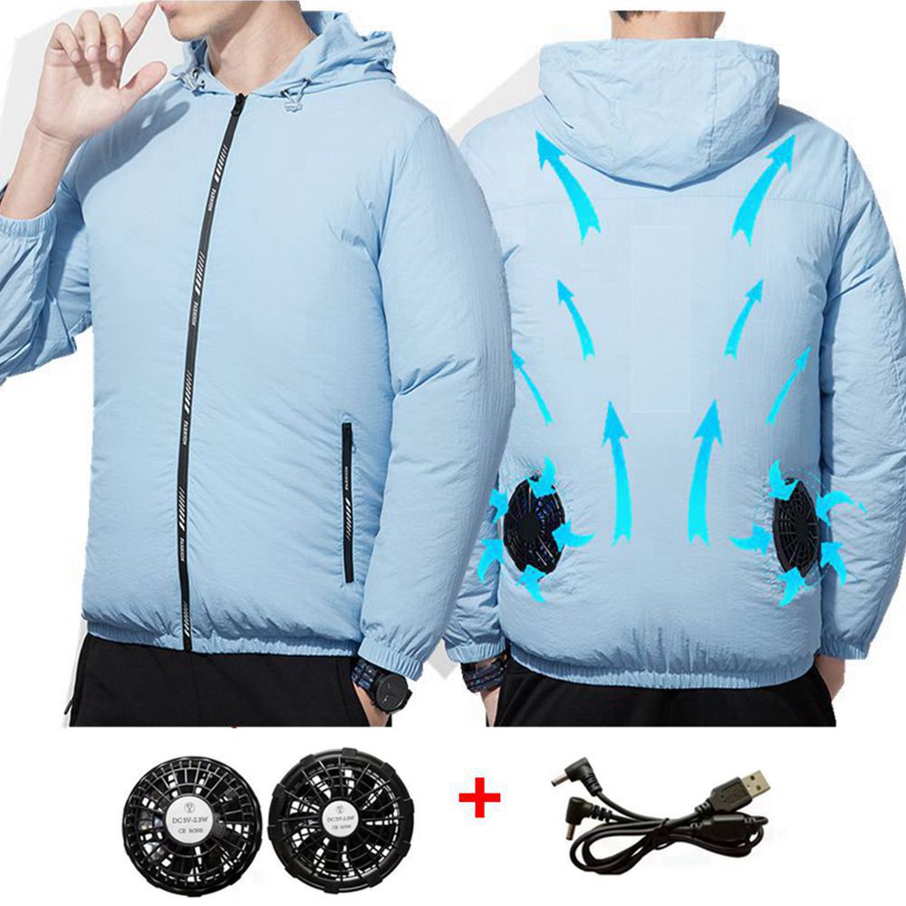 Outdoor Sport Jacket Brand - Été Sport ventilateur climatisation Cool homme