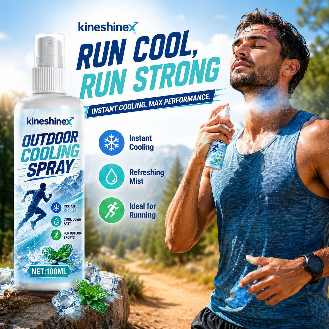 Spray Rafraîchissant Extérieur - Outdoor Sport Activity avis et prix