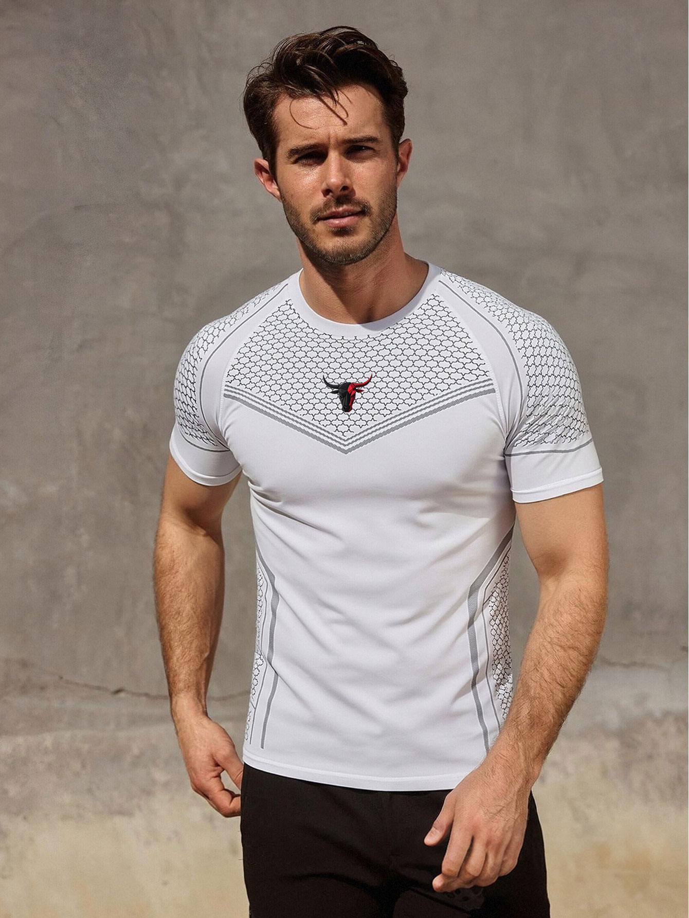 T-shirt de compression imprimé - Outdoor Sport.Hub avis et prix