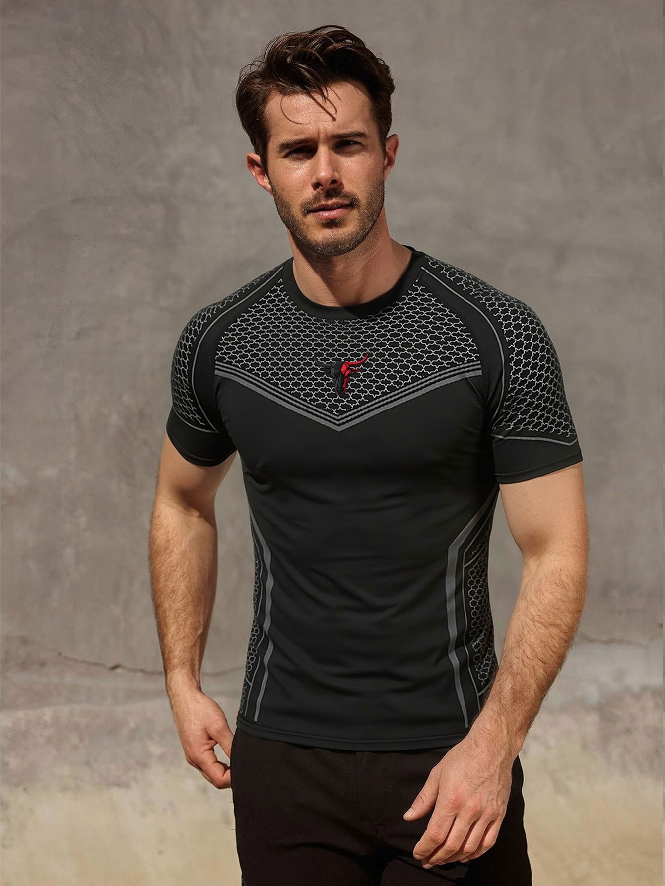 T-shirt de compression imprimé - Outdoor Sport.Hub avis et prix