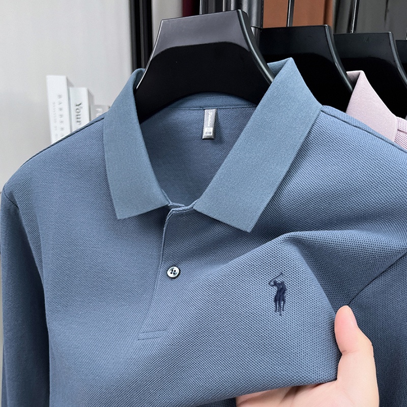 Polo à manches longues en pur  - Polo Shirt Equestrian avis et prix