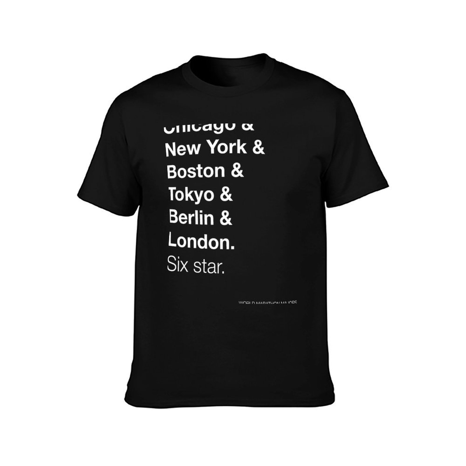 T-shirt World Marathon Majors  - Outdoor Sports List avis et prix