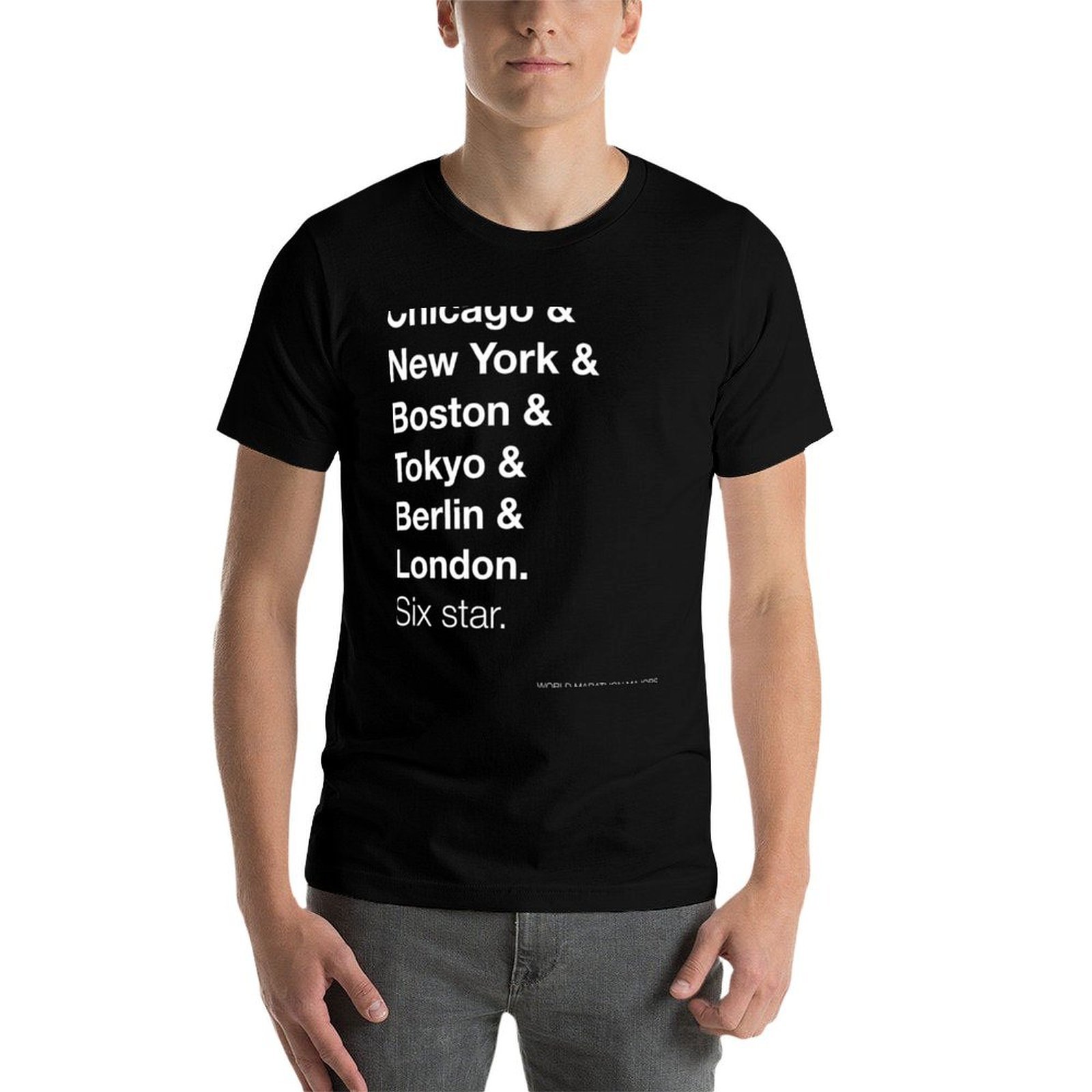 T-shirt World Marathon Majors  - Outdoor Sports List avis et prix