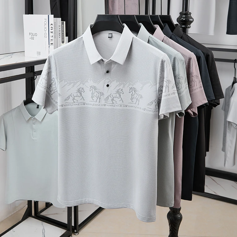 Polo homme à col imprimé éques - Polo Shirt Equestrian avis et prix