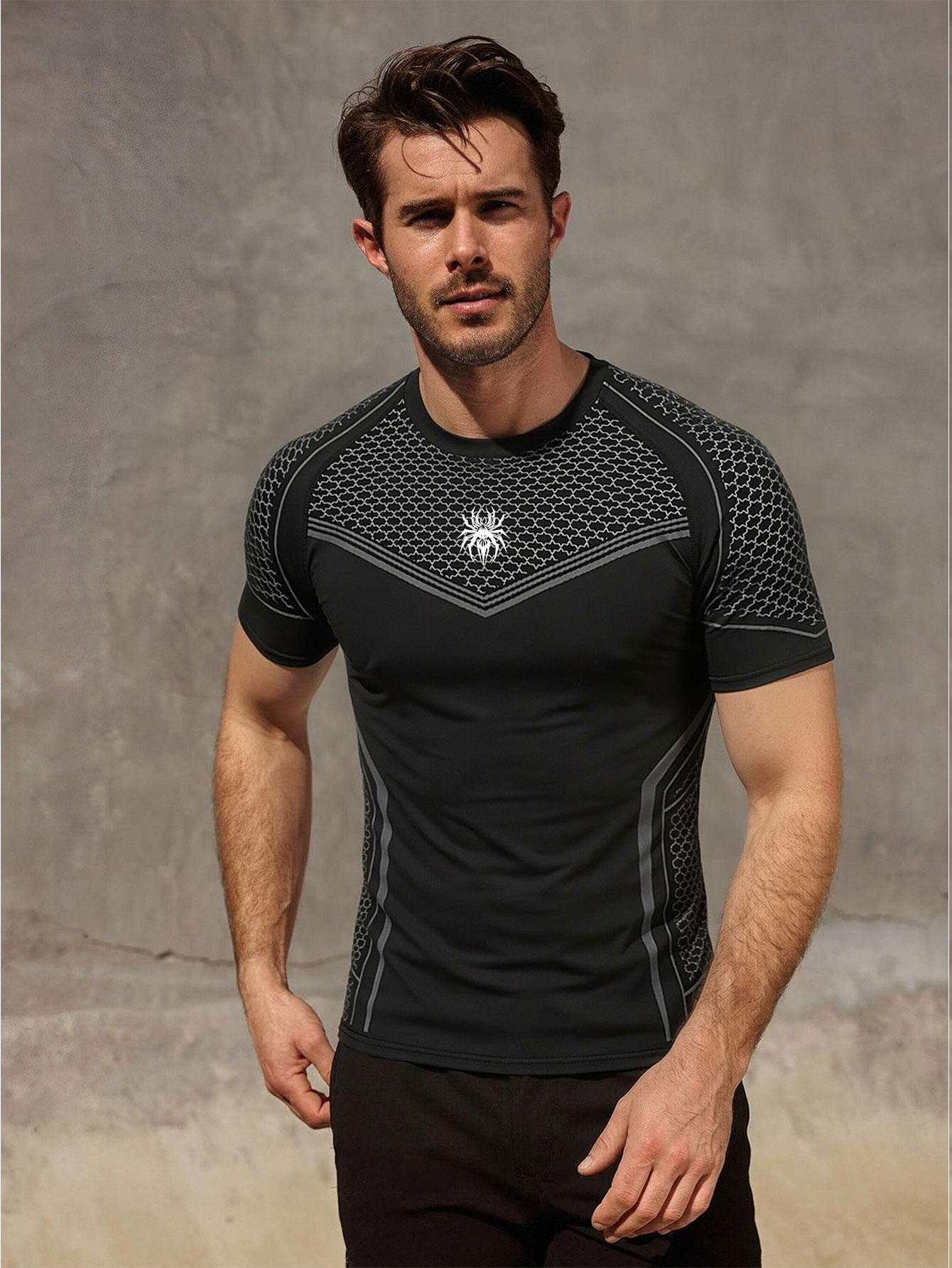 T-shirt de compression imprimé - Outdoor Sport.Hub avis et prix