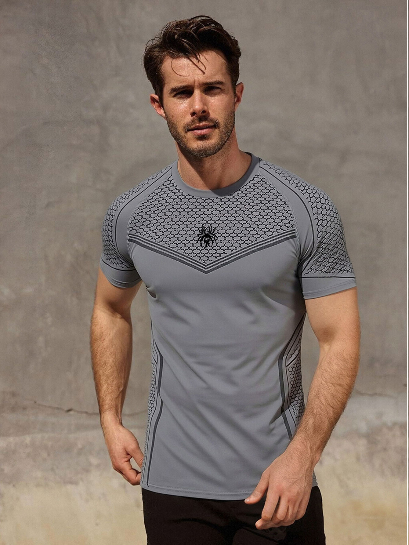T-shirt de compression imprimé - Outdoor Sport.Hub avis et prix